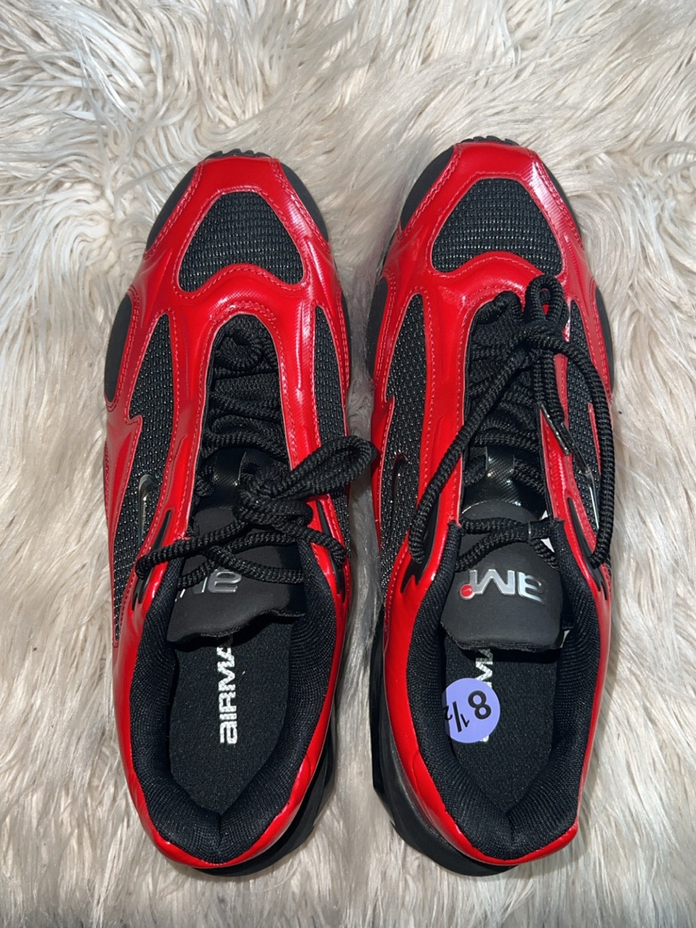 Nike Air Max Muse "University Red/Black/Metallic Silver" sneakers. Size US 8.5 #